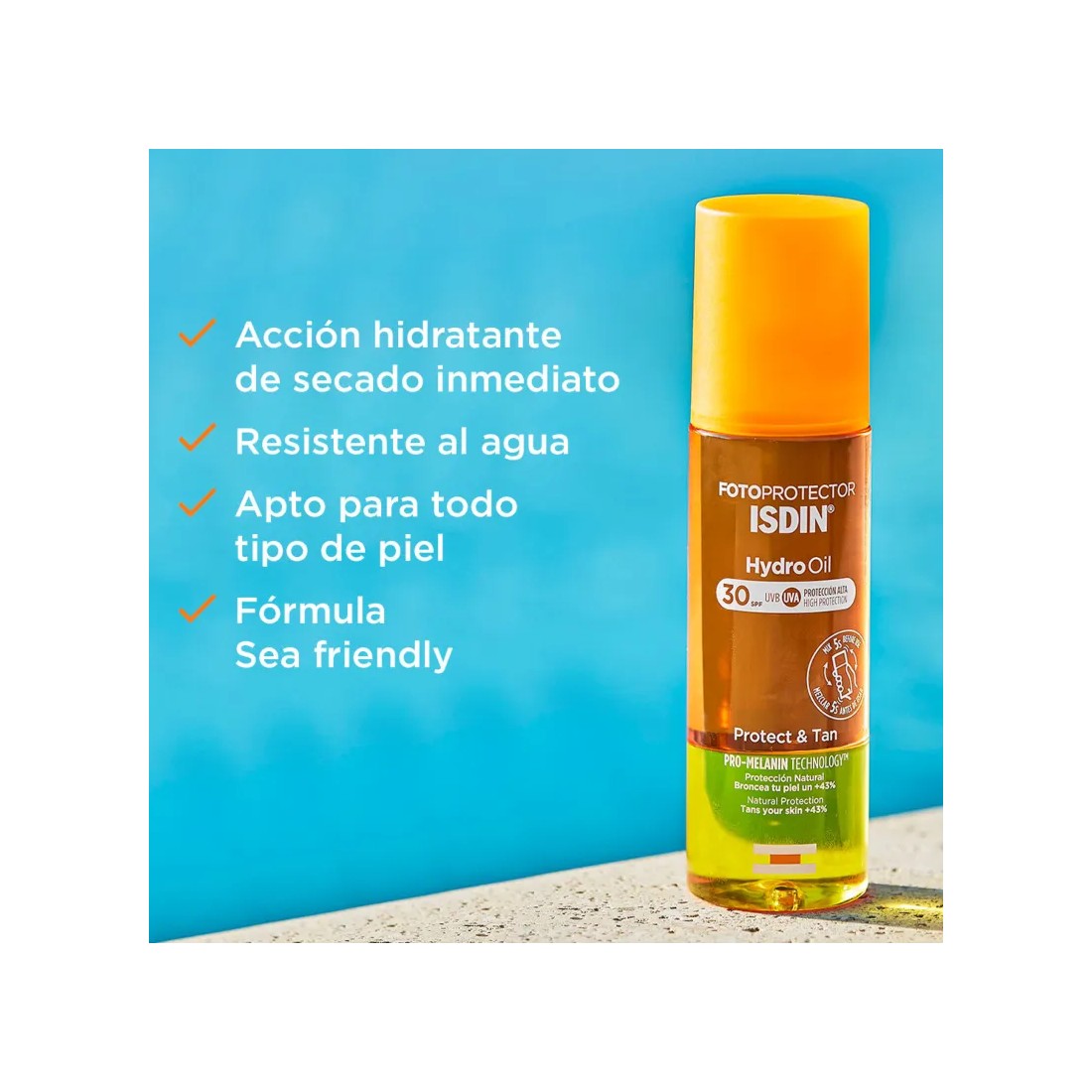 Compra Isdin Fotoprotector Hydro Oil SPF30 200 Ml al mejor precio | Más Parafarmacia