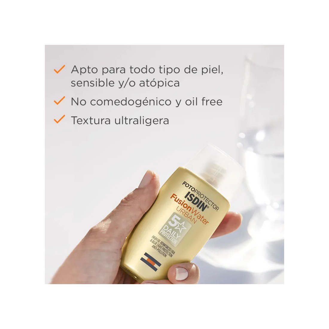 Isdin Fotoprotector Fusion Water Urban SPF30 50 Ml