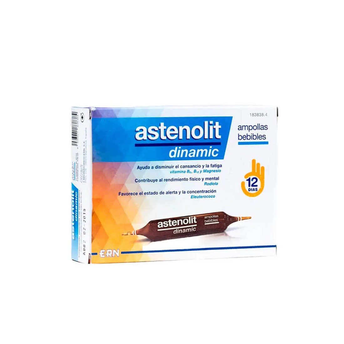 Astenolit Dinamic 12 Ampollas