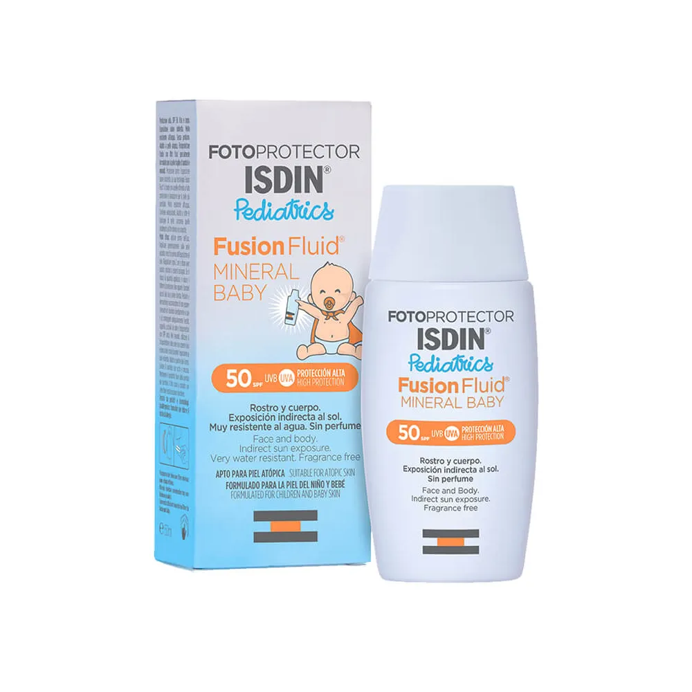 Isdin Pediatrics Fotoprotector Fusion Fluid Mineral Baby SPF50+ 50 Ml