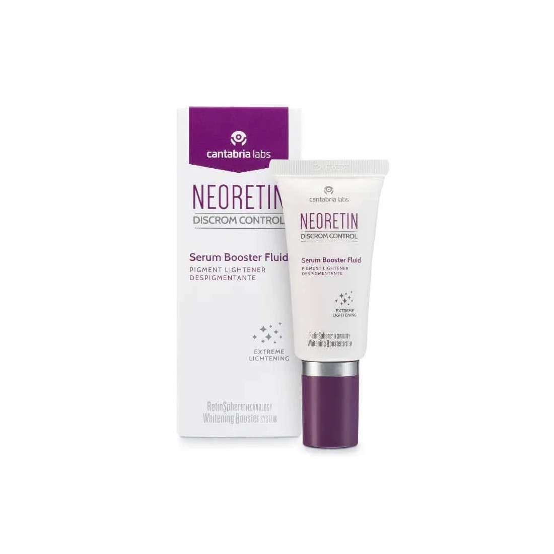 Neoretin Discrom Control Serum Booster Fluid Pack Promocional contenido