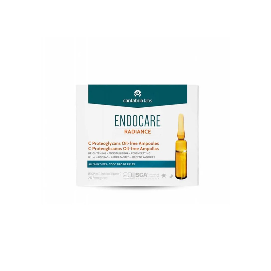 Endocare Radiance C Proteoglicanos Oil-free 30 Ampollas