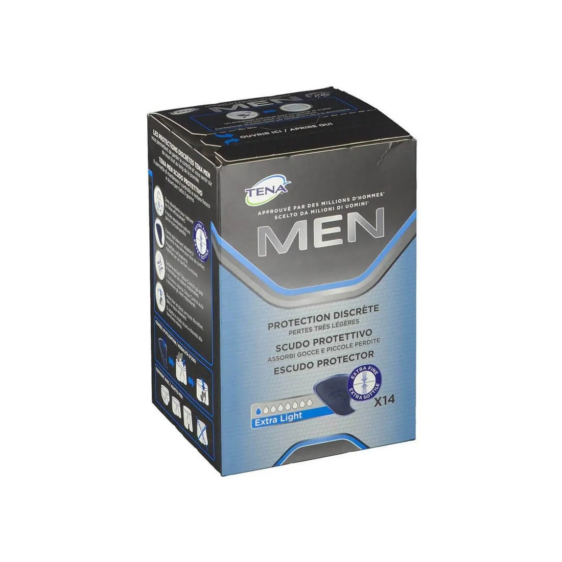 Tena Men Escudo Protector Extra Light 14 Unidades