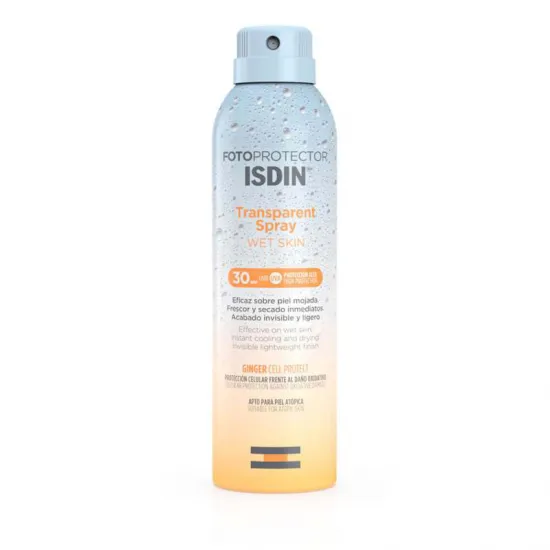 Isdin Fotoprotector Transparent Spray Wet Skin SPF30 250 Ml