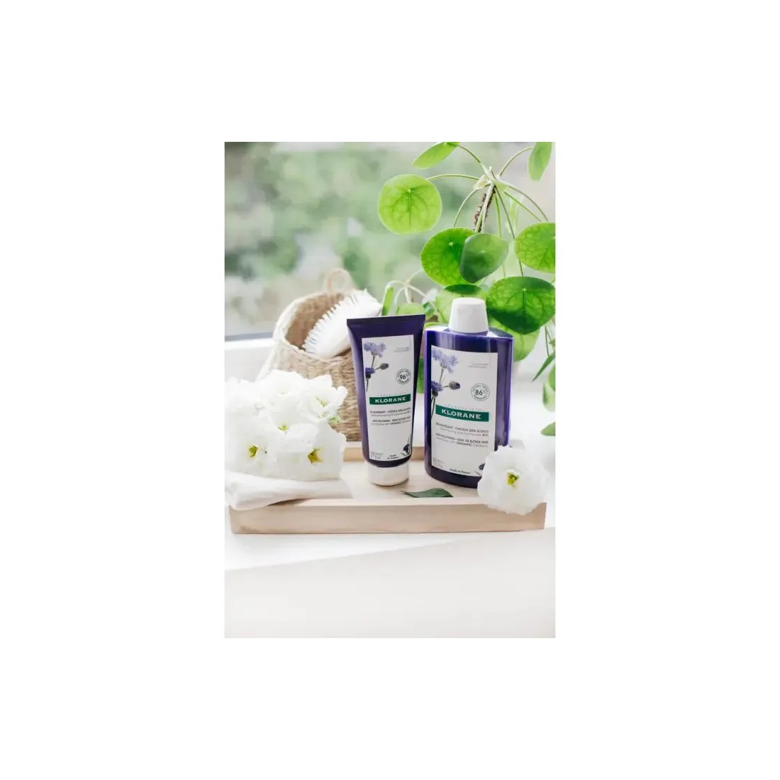 Klorane Champú a la Centaurea Efecto Plateado 200 Ml