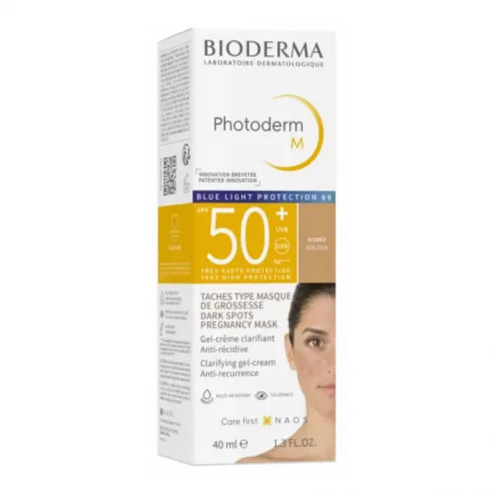 Bioderma Photoderm M Color Dorado Spf50 + 40Ml envase