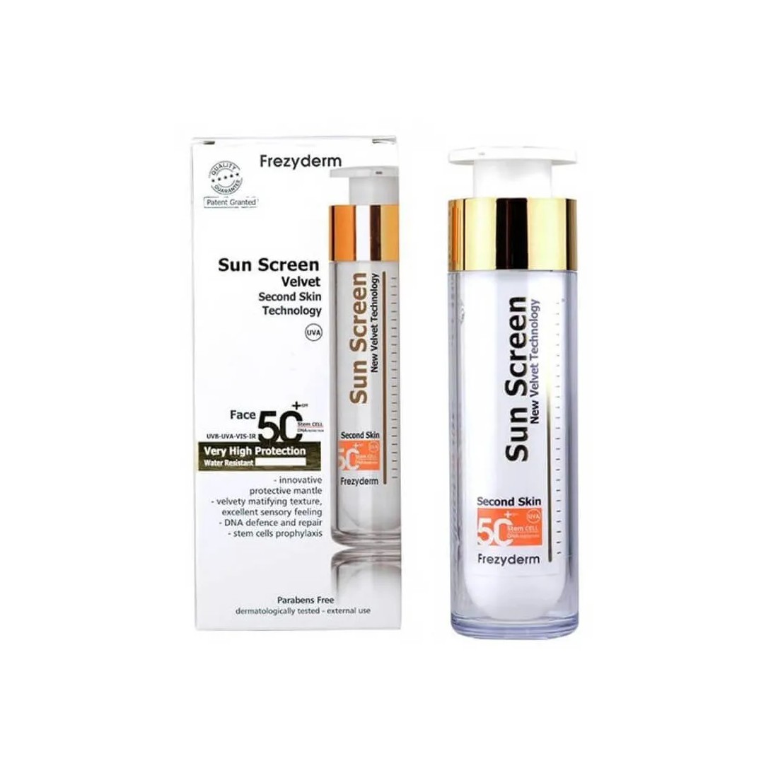 Frezyderm Sun Screen Color Velvet SPF50+ 50 Ml envase