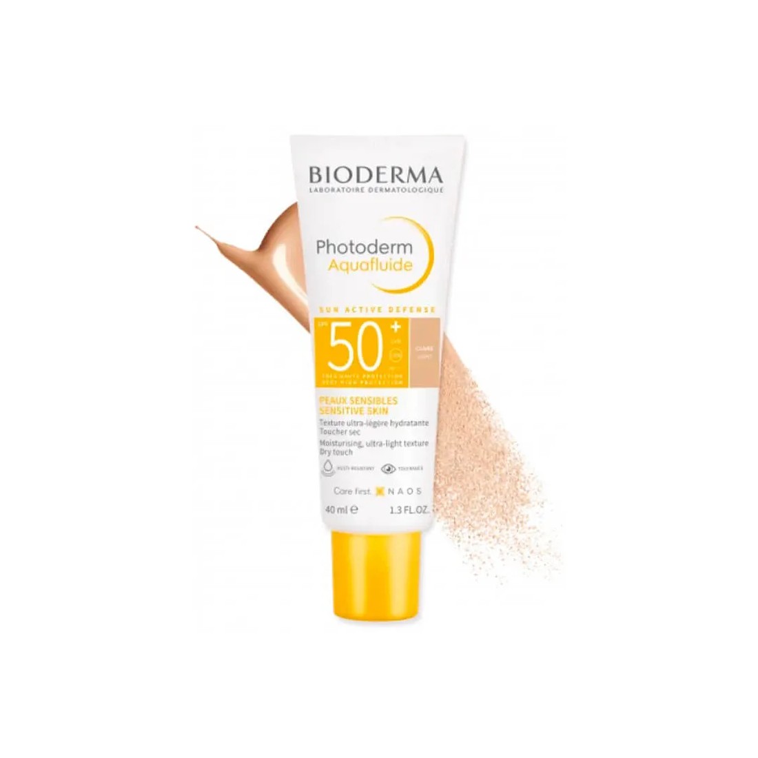 Bioderma Photoderm Aquafluide SPF50+ Color Claro 40 Ml tonos
