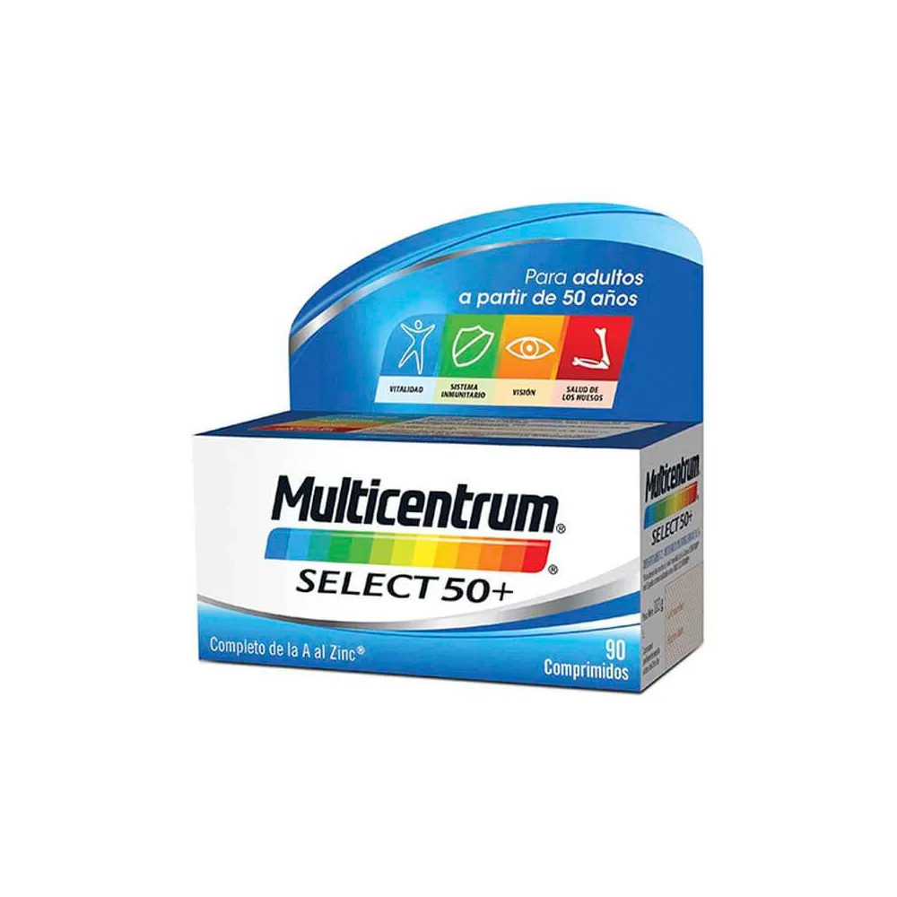 Multicentrum Select 50+  90 Comprimidos