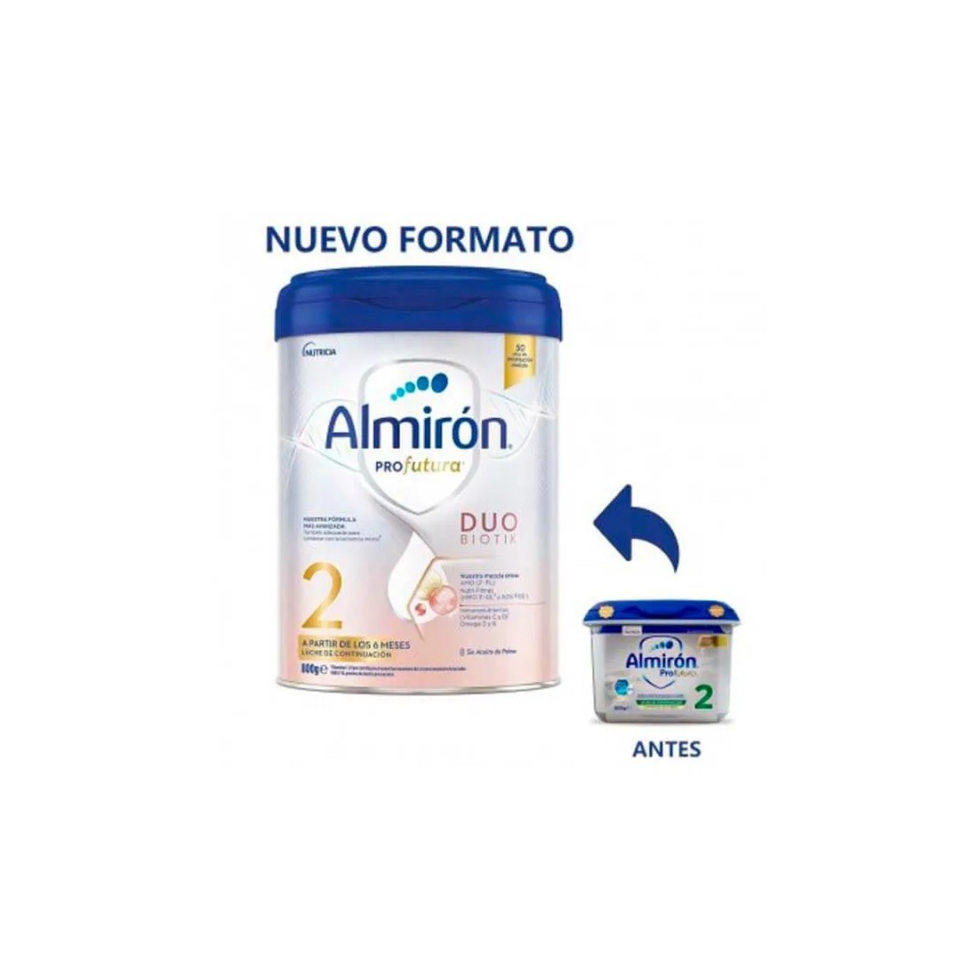 Almiron Profutura 2 DuoBiotik 800 Gramos nuevo formato