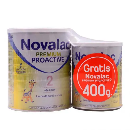 Novalac Premium Proactive 2 800 Gramos + Regalo Lata 400 Gramos