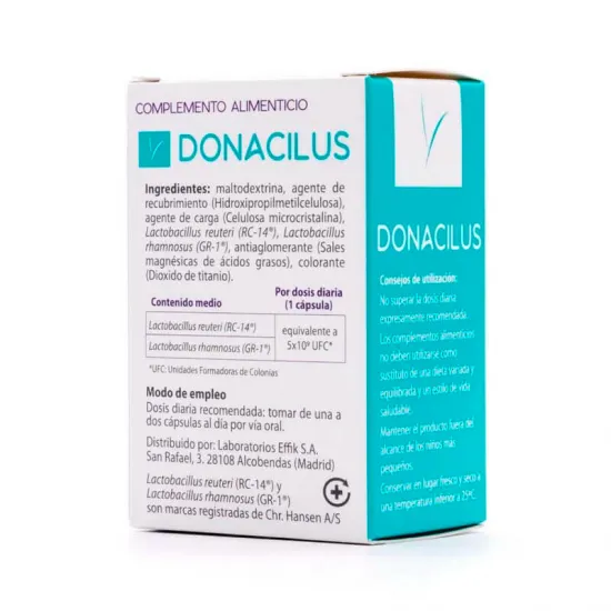 Donacilus 30 Capsulas ingredientes