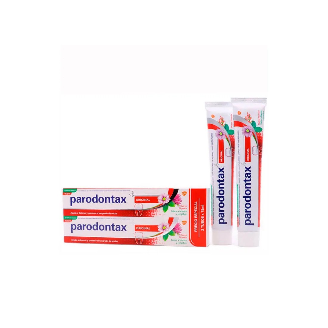 Parodontax Duplo Original Menta y Jengibre 75 Ml envase