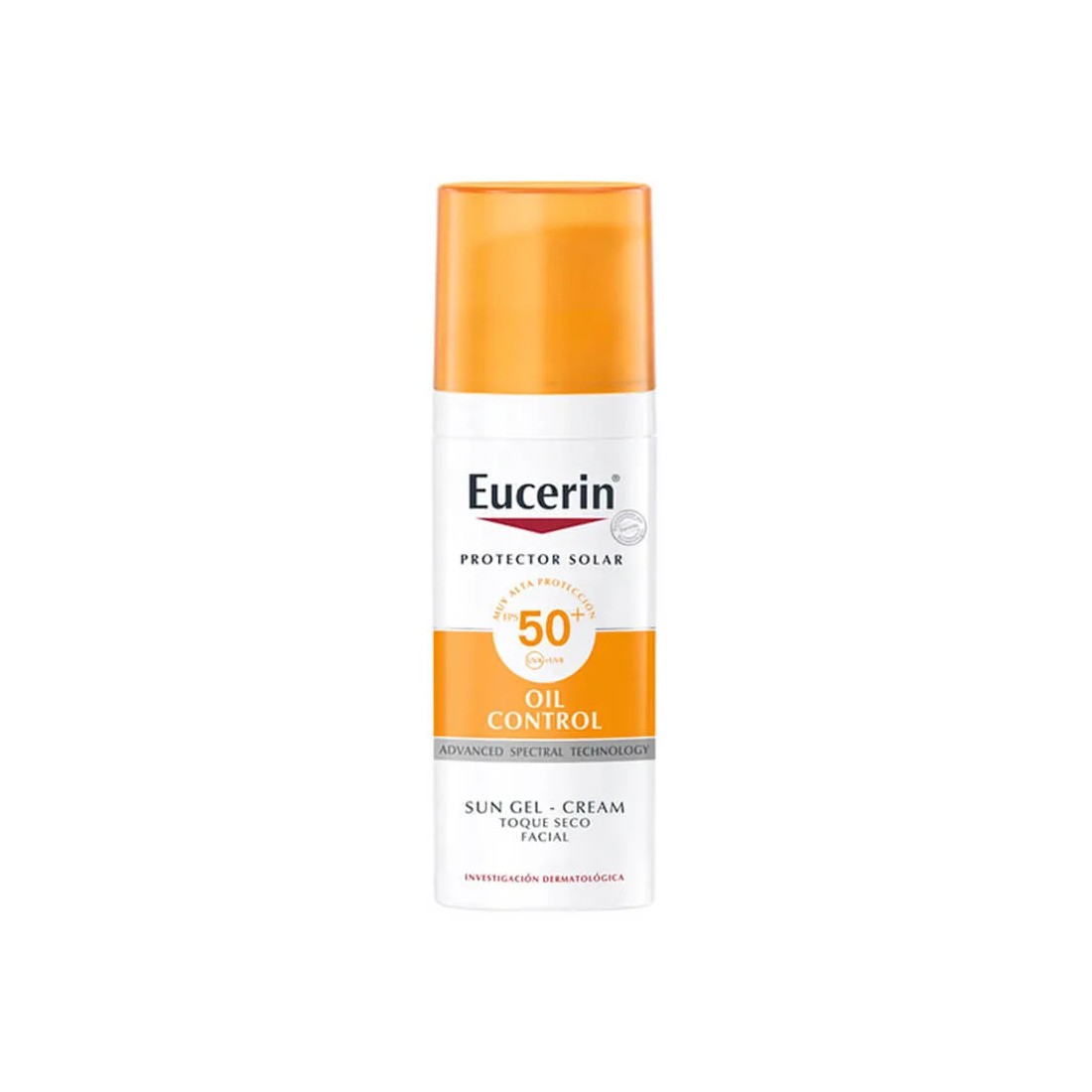 Eucerin Solar Oil Control Dry SPF50 + 50 Ml envase
