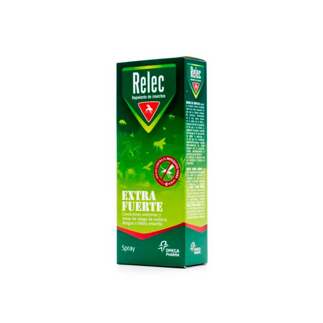 Relec Extra Fuerte Spray Repelente De Mosquitos 75 Ml envase