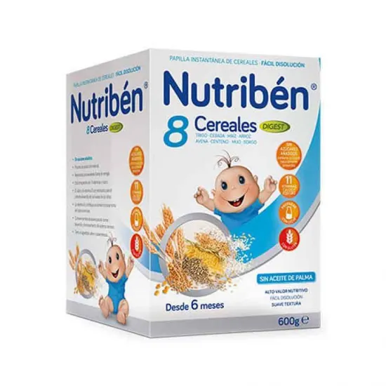 Papilla 8 cereales Hero baby +6 meses