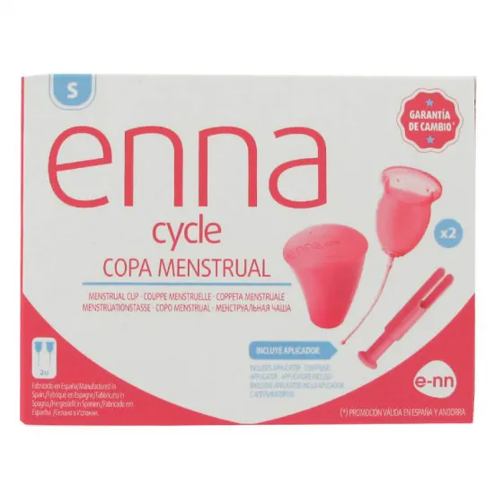 Enna Cycle Copa Menstrual Talla S 2 Unidades envase