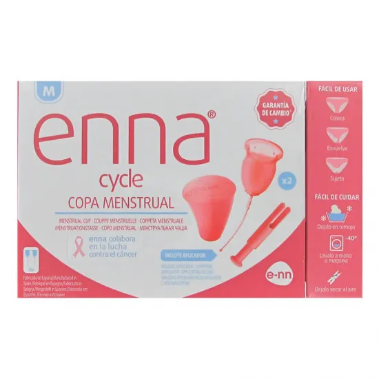 Enna Cycle Copa Menstrual Talla M 2 Unidades envase