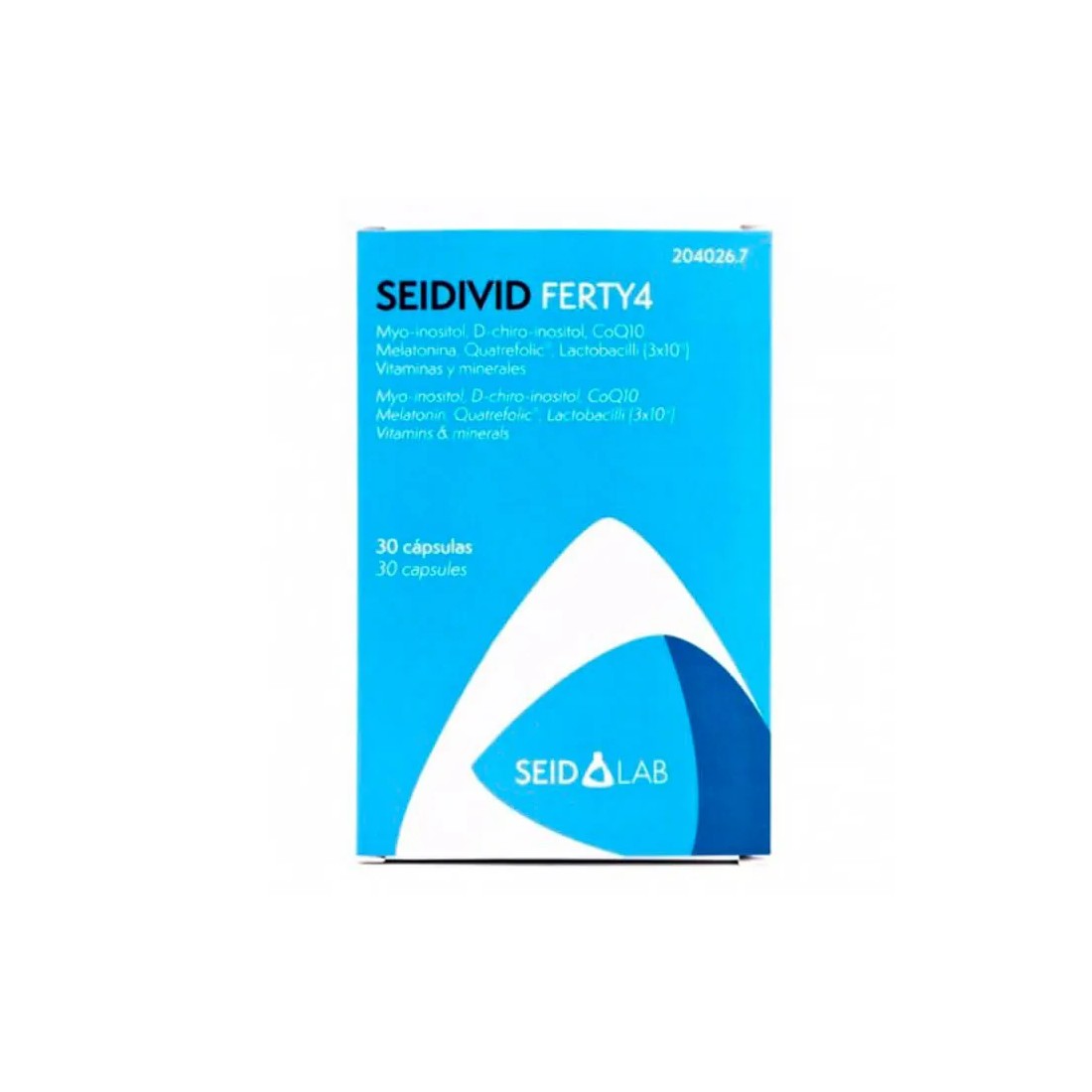 SEIDIVID FERTY 4 30 CAPSULAS envase