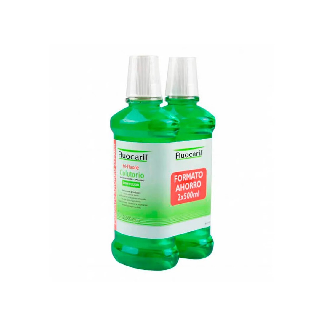 Fluocaril Bi-Fluore Enjuague Bucal Anticaries 2 X 500 Ml envase