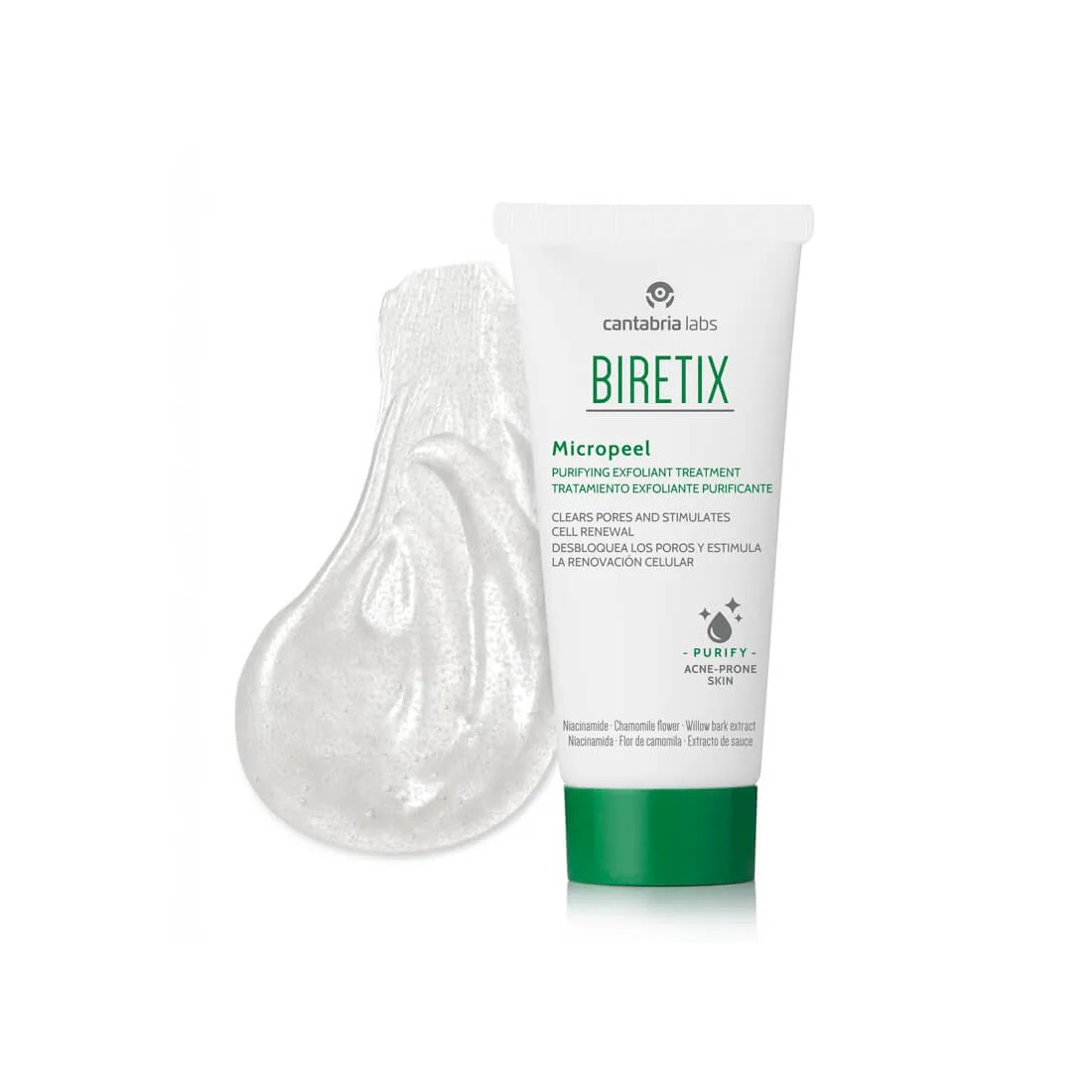 Biretix Micropeel Exfoliante 50 Ml textura