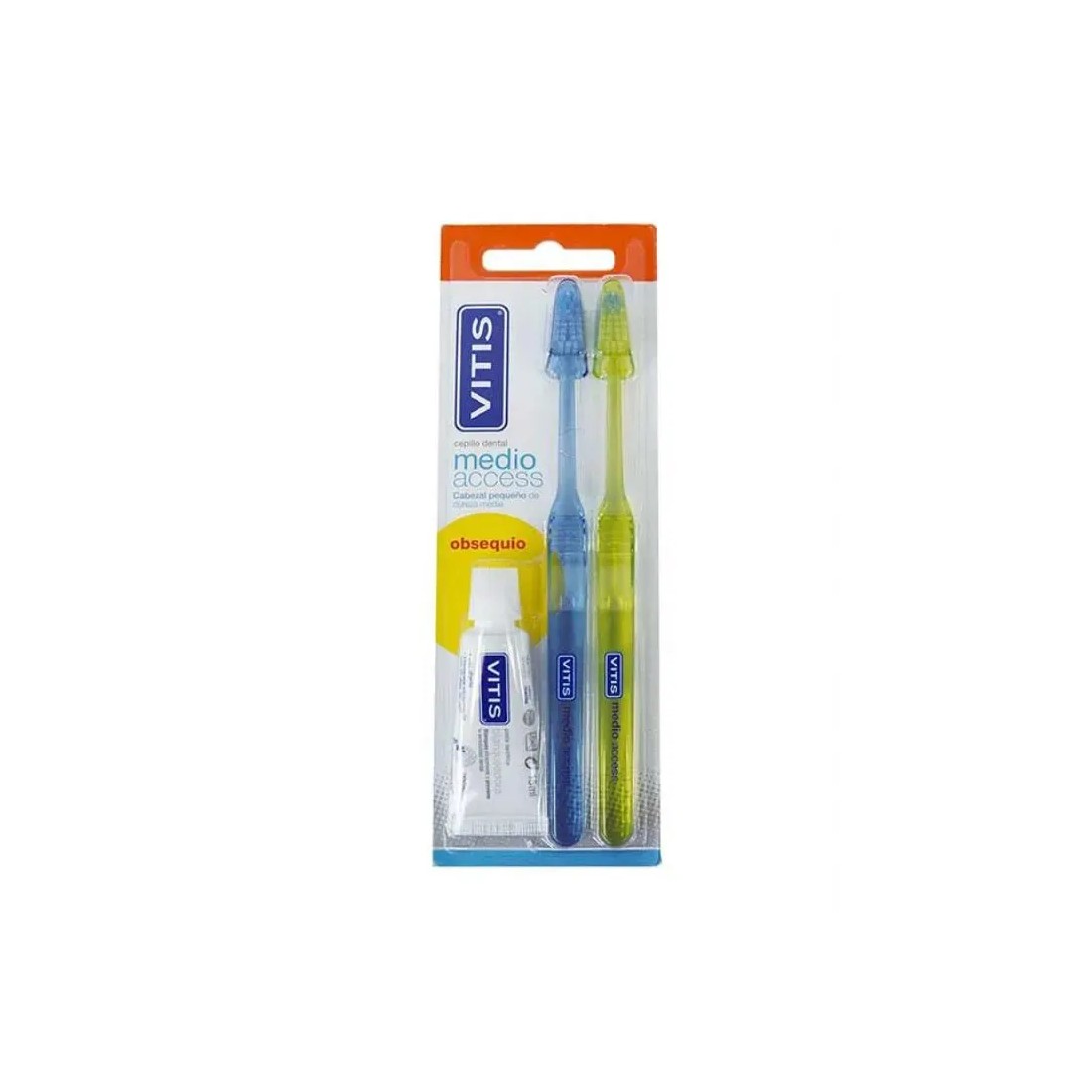 Vitis Pack x2 Cepillo Medio Access