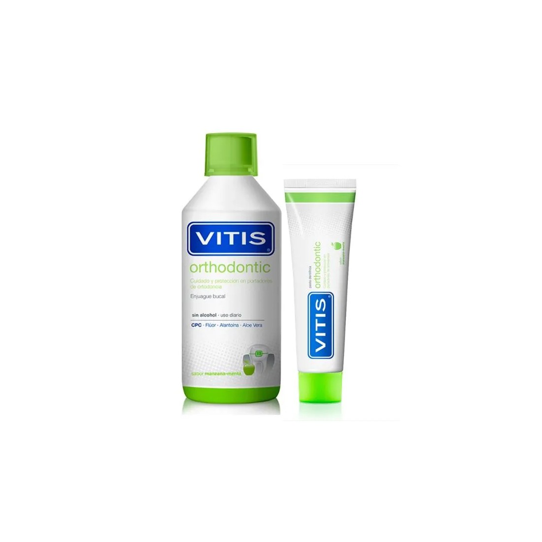 Vitis Pack Orthodontic Pasta Dentífrica 100 Ml + Colutorio 500 Ml