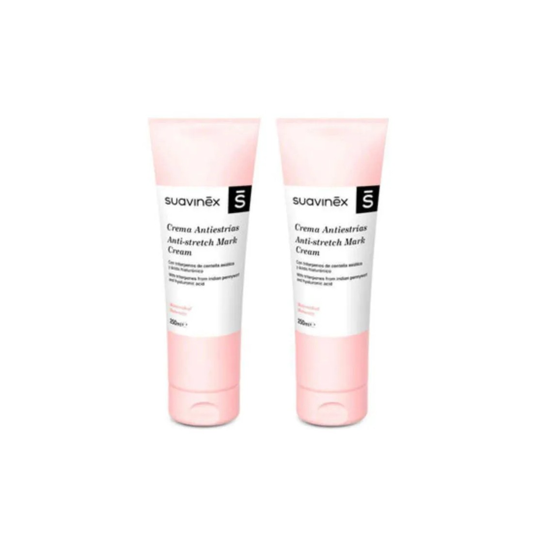 Suavinex Duplo Crema Antiestrías 2x250 Ml envase
