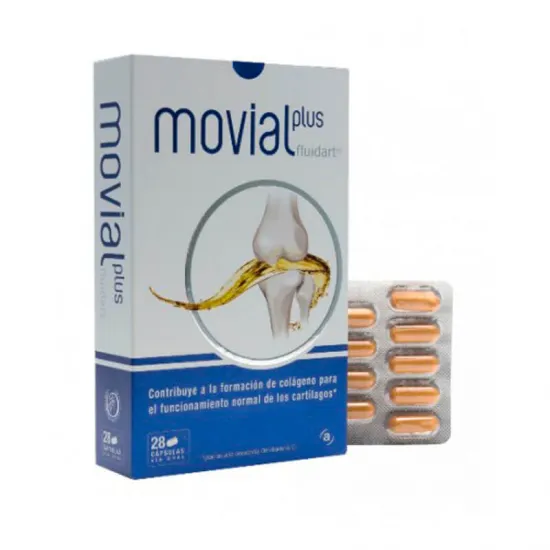 Movial Plus Fluidart 28 Capsulas contenido
