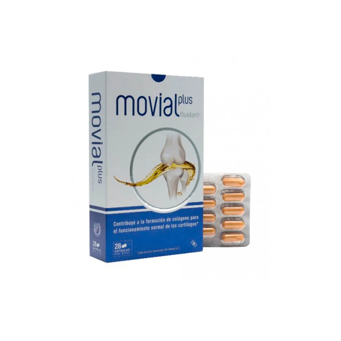 Movial Plus Fluidart 28 Capsulas contenido