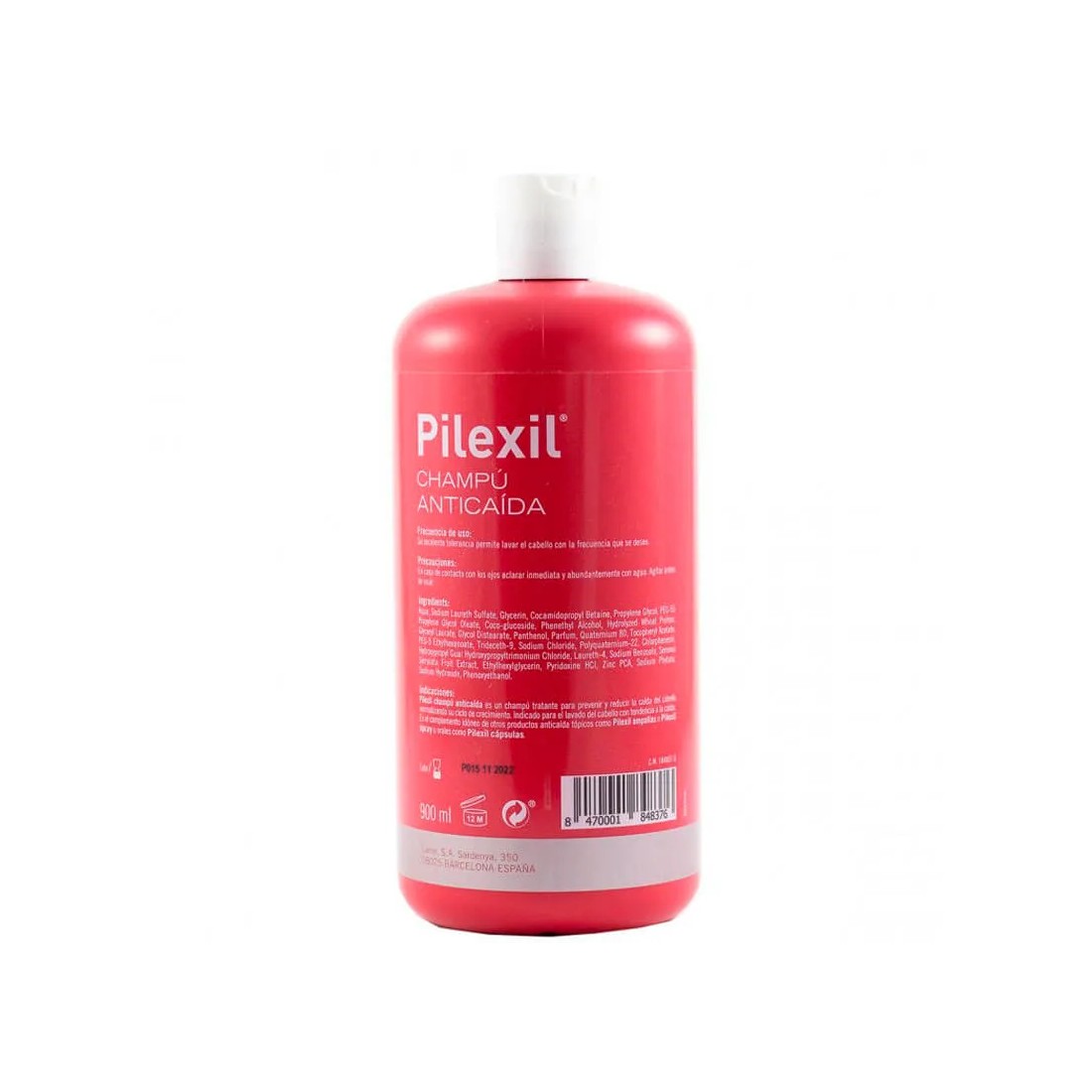 Pilexil Champú Anticaída 900 Ml ingredientes
