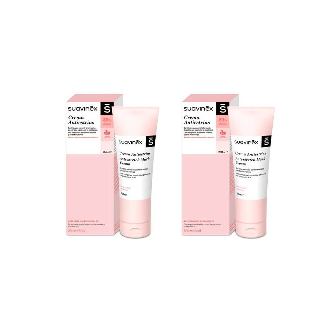 Suavinex Duplo Crema Antiestrías 2x250Ml