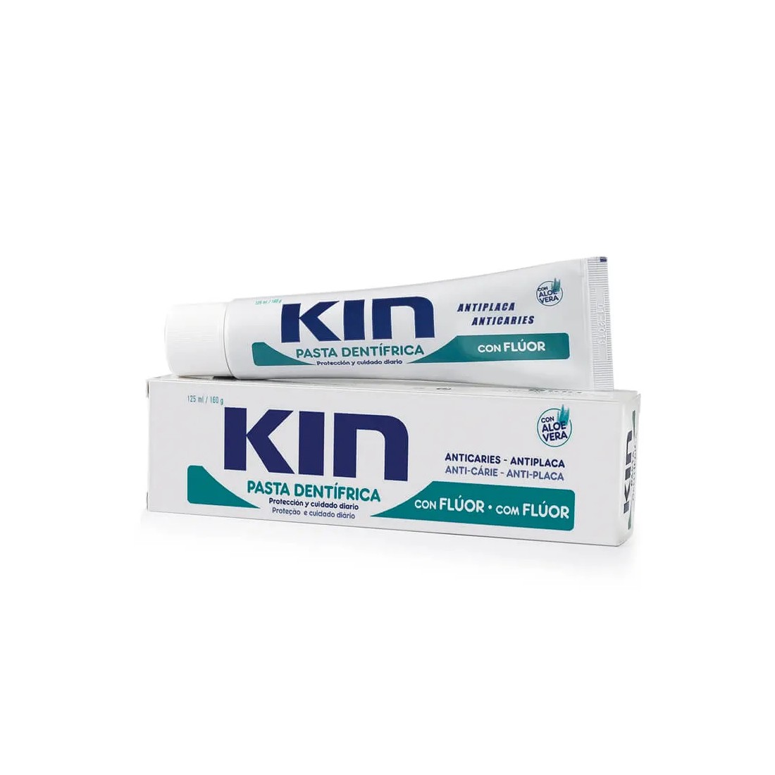 Kin Pasta Dentífrica Con Flúor Aloe Vera 125 Ml