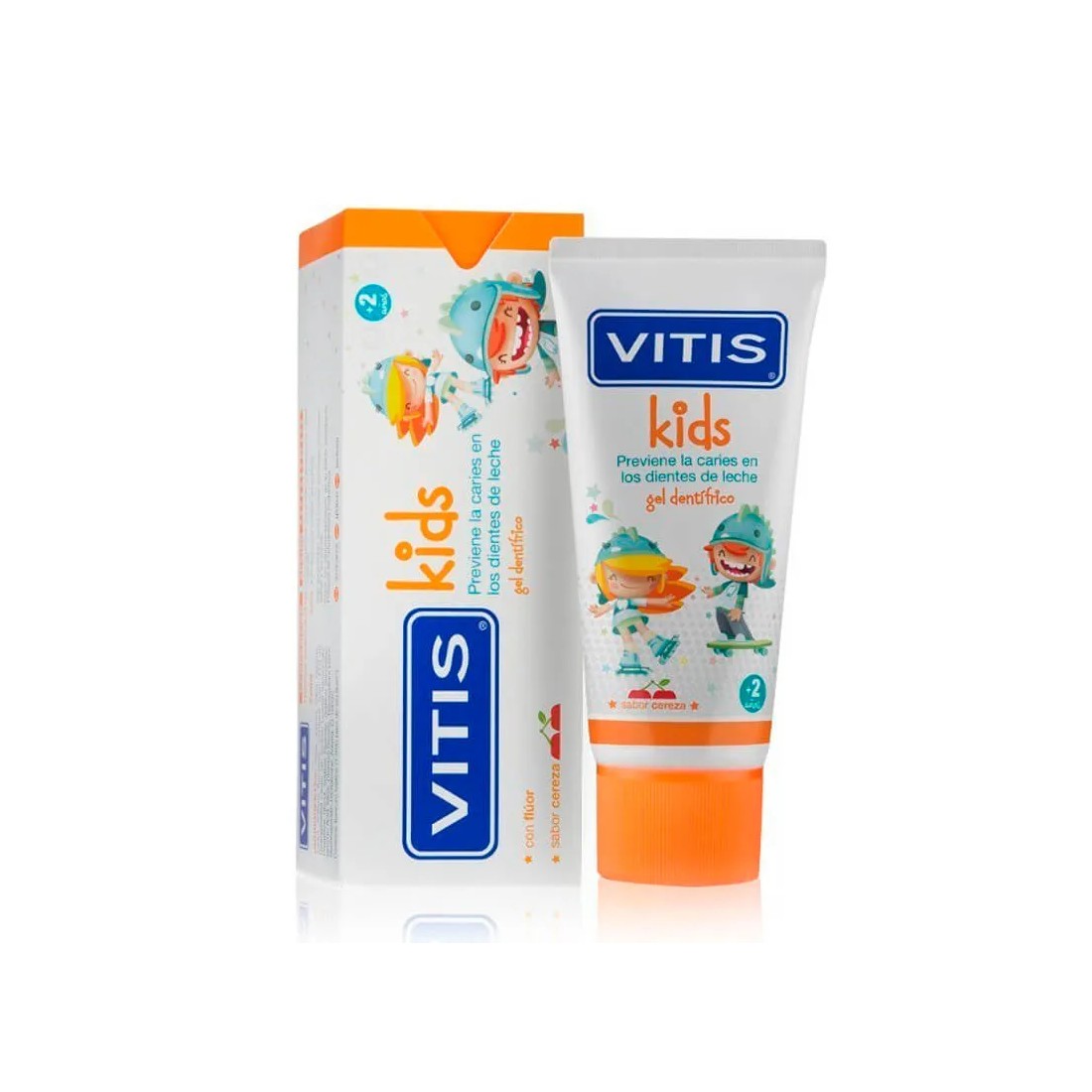 Vitis Kids Gel Dentífrico Sabor Cereza 50 Ml
