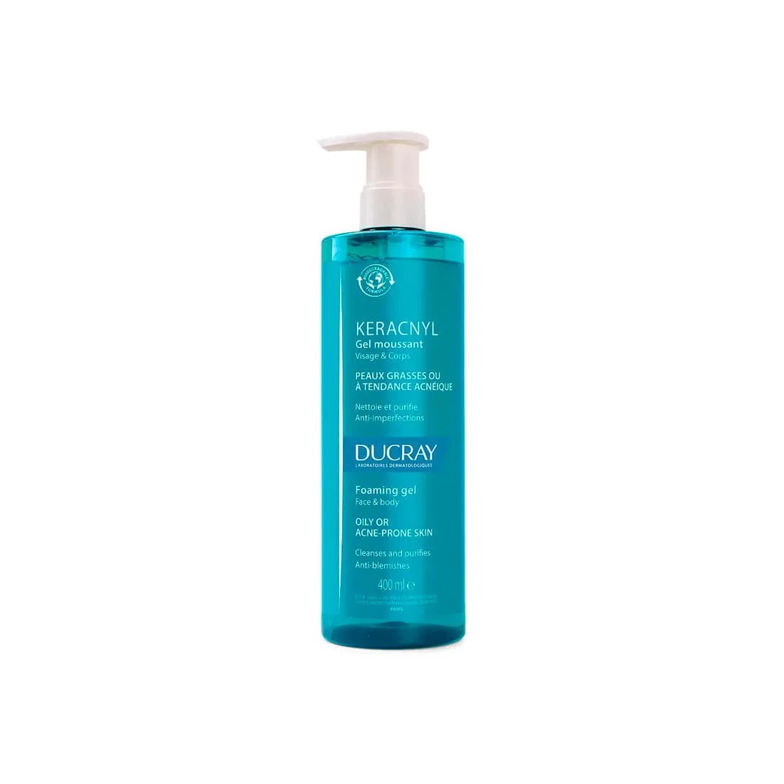 Ducray Keracnyl Gel Limpiador 400 Ml