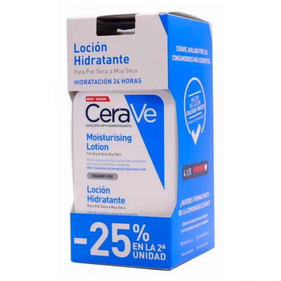 Cerave Locion Hidratante Duplo 2x473 ml oferta