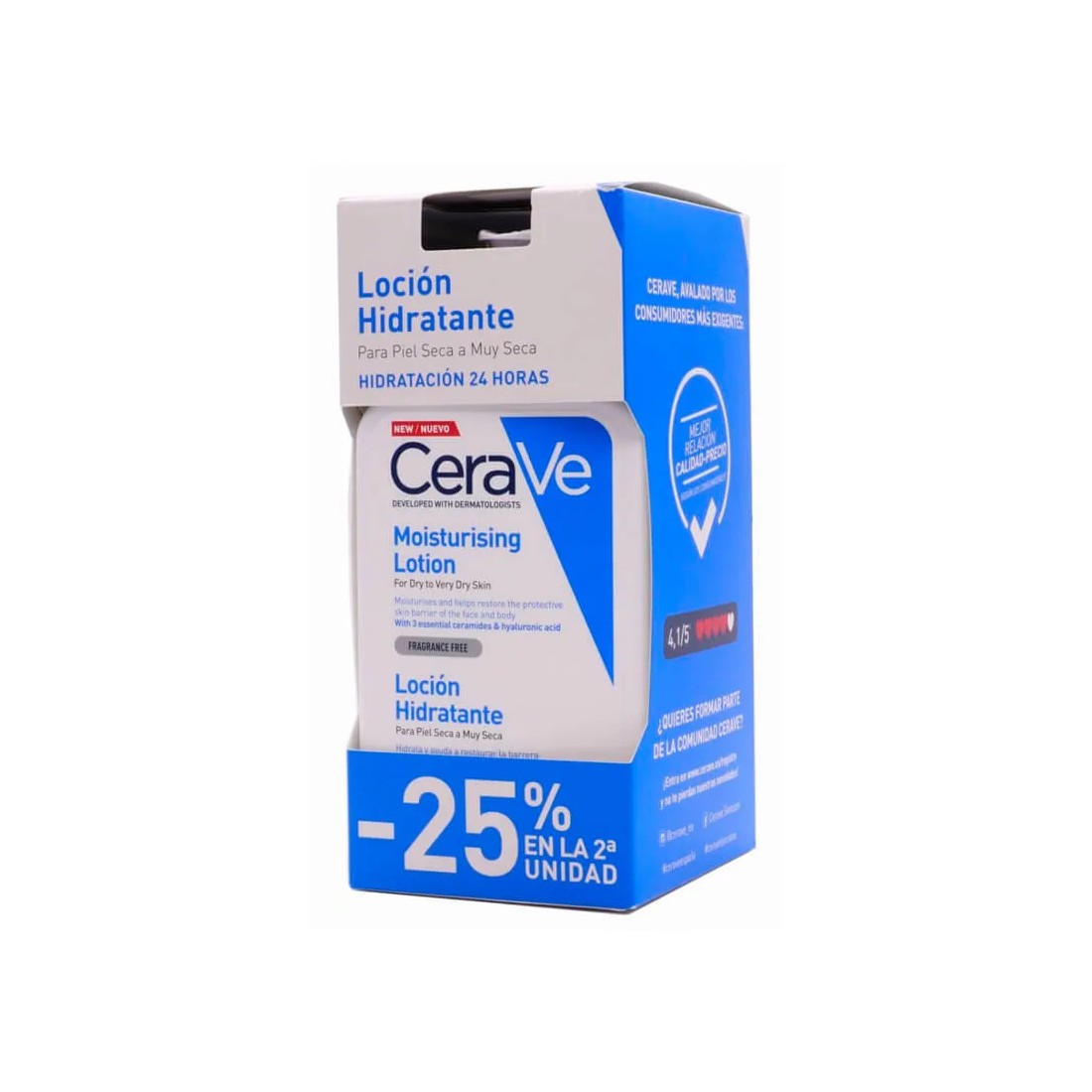 Cerave Locion Hidratante Duplo 2x473 ml oferta