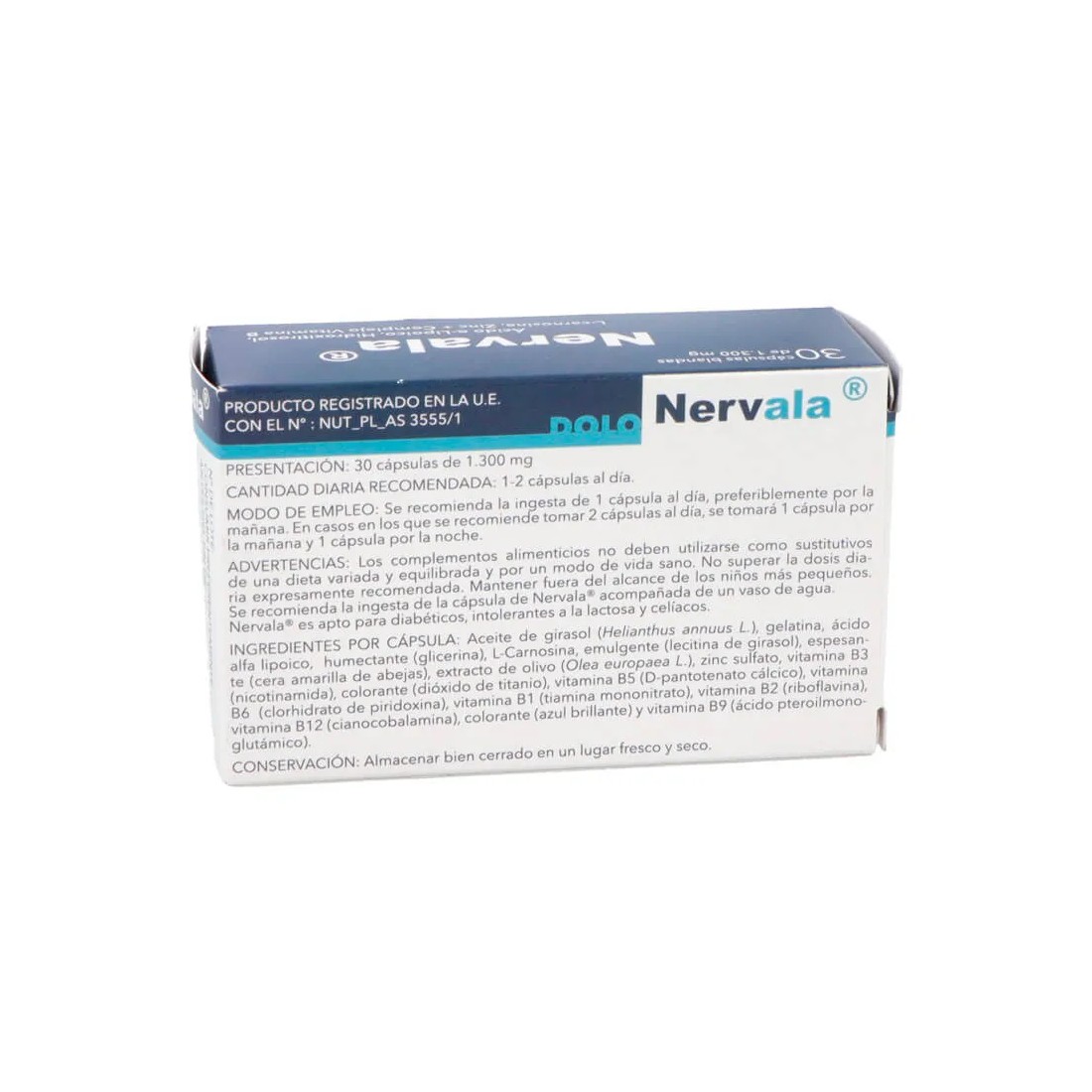Nervala 30 Capsulas como usar