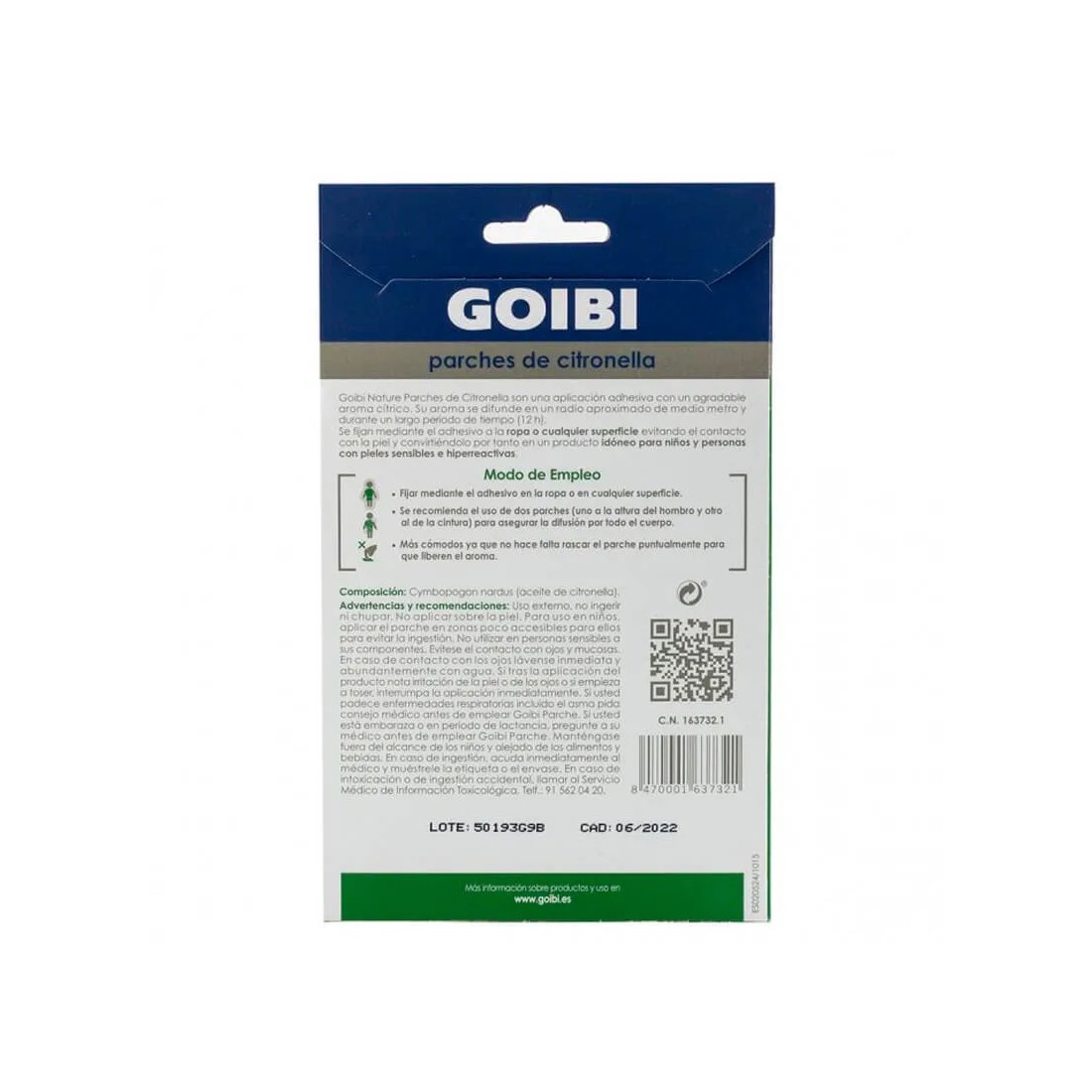 Comprar Goibi Nature Parches Citronella 24 uds | MasParafarmacia