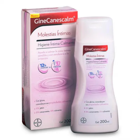 GineCanescalm Gel higiene intima 200 ml contenido
