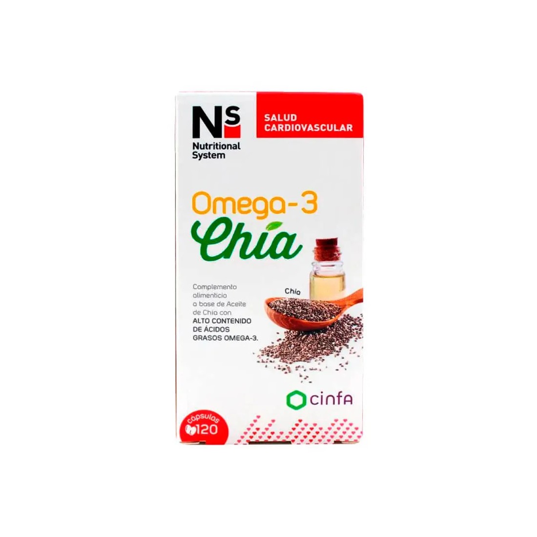 Ns Cinfa Omega 3 Chía 120 Capsulas