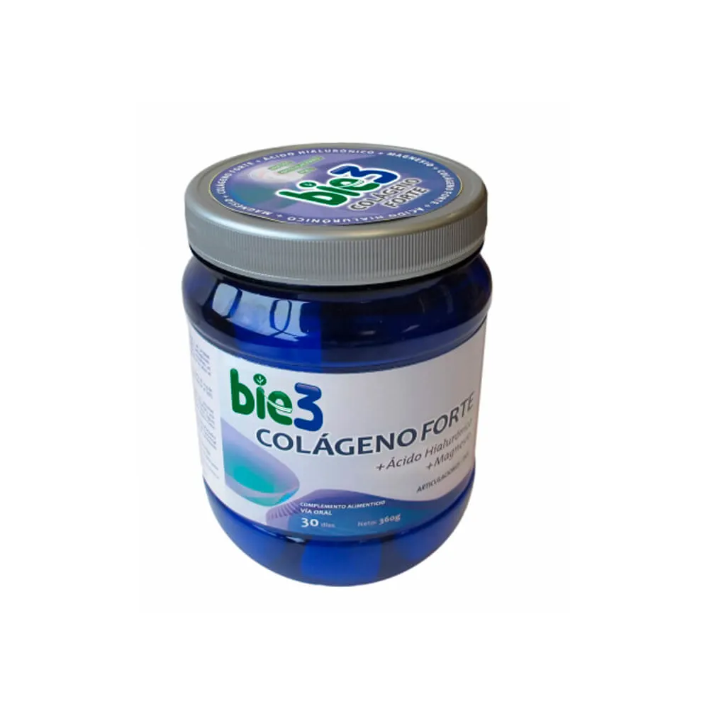 Bio3 Colágeno Forte con Ácido Hialurónico y Magnesio 360g