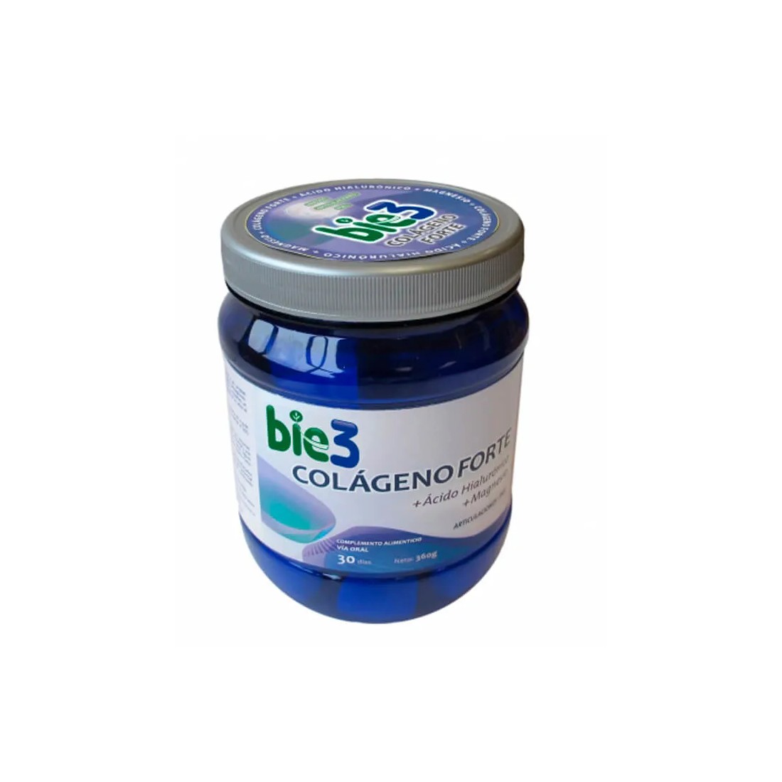 Bio3 Colágeno Forte con Ácido Hialurónico y Magnesio 360g