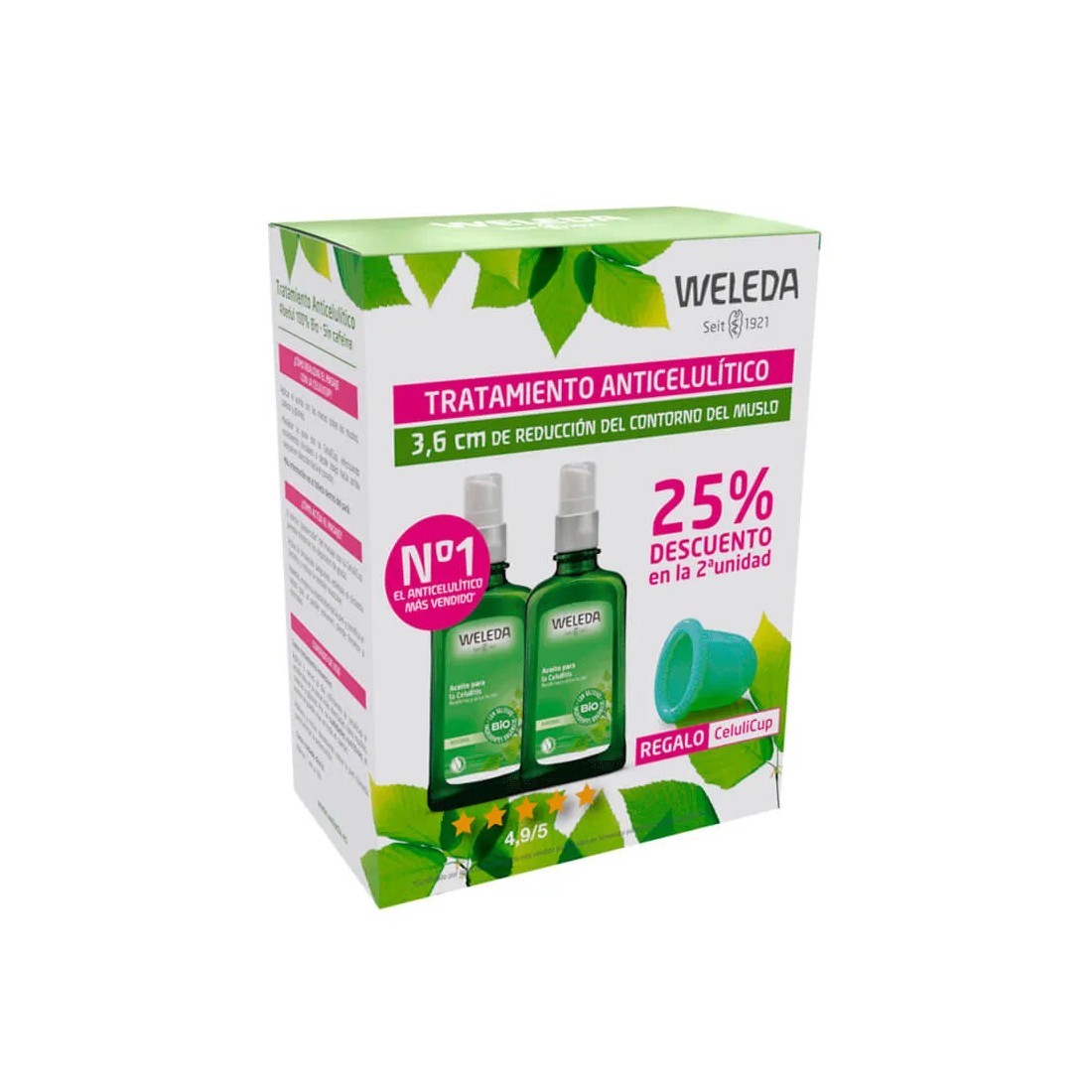 Weleda Doble Pack Aceite Abedul Anticelulítico 2x100ml