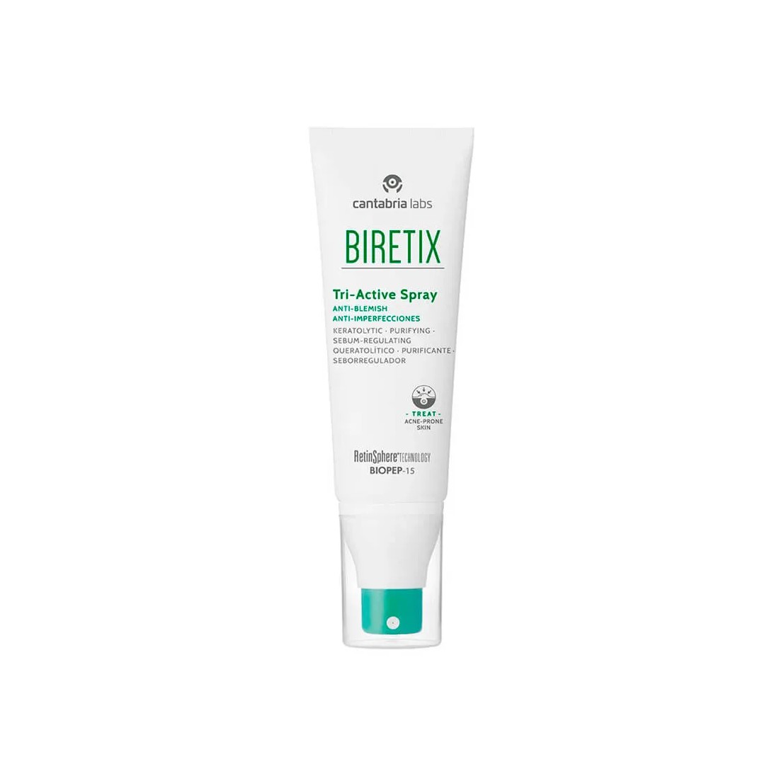 Biretix Tri-Active Spray Anti-Imperfecciones 100 Ml envase