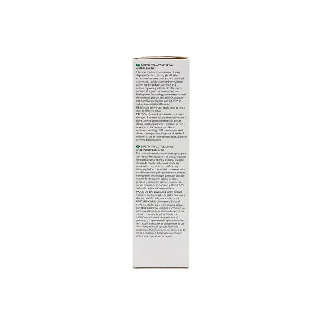 Biretix Tri-Active Spray Anti-Imperfecciones 100 Ml indicaciones