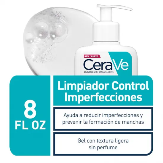 Cerave Limpiador Control Imperfecciones 236 ml beneficios