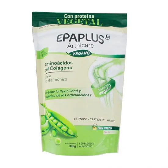 Epaplus Arthicare Vegano Aminoácidos del Colágeno y Proteína Vegetal 300g