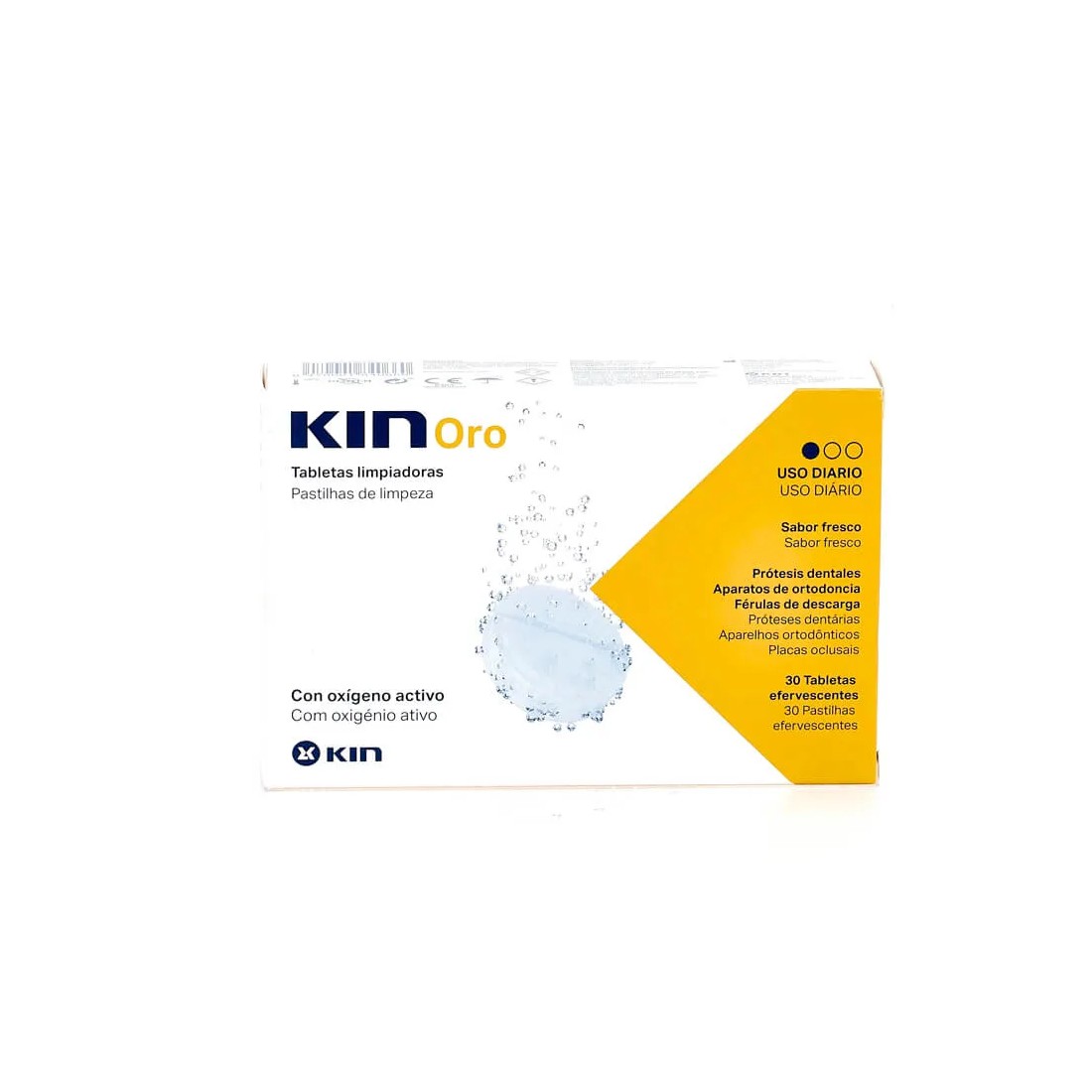 Kin Oro Tabletas Limpiadoras 30 Uds