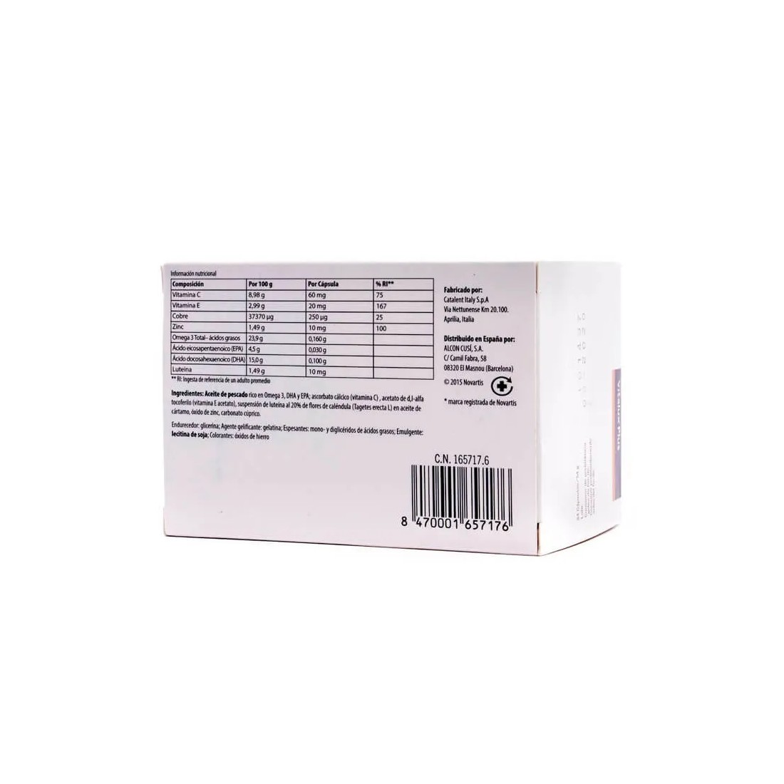 Vitalux Plus 84 Capsulas indicaciones